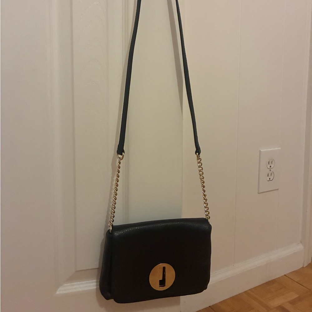 Kate Spade Black and Gold Crossbody Bag